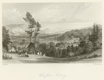 Vista da Norbury da after Thomas Allom