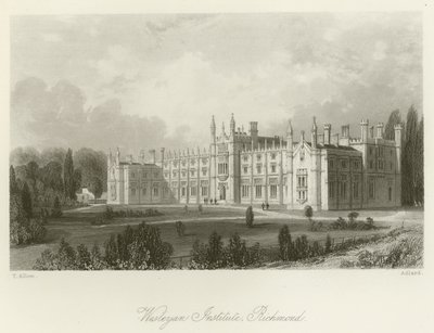 Istituto Wesleyano, Richmond da after Thomas Allom