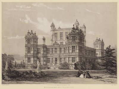 Wollaton Hall, Nottinghamshire da after Thomas Allom