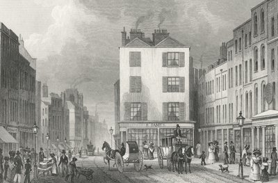 Middle Row Holborn, 1830 da Thomas Hosmer after Shepherd