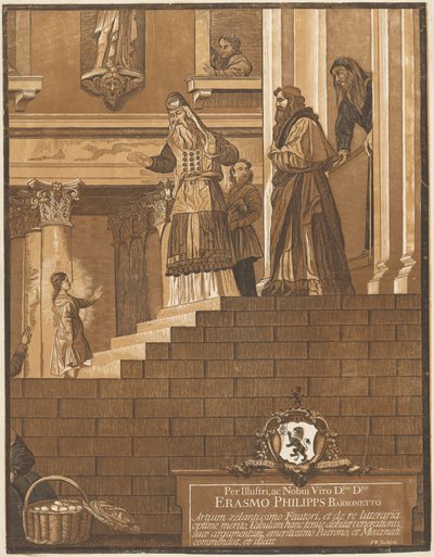 Presentazione della Vergine al Tempio (Pannello destro) da after Titian John Baptist Jackson