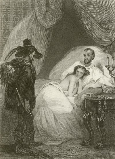Il marito, la moglie e il ladro da after Tony Johannot