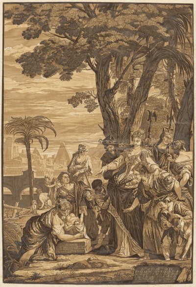 Il Ritrovamento di Mosè da after Veronese John Baptist Jackson