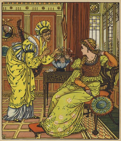 Feintise tenta Belle-Etoile da after Walter Crane