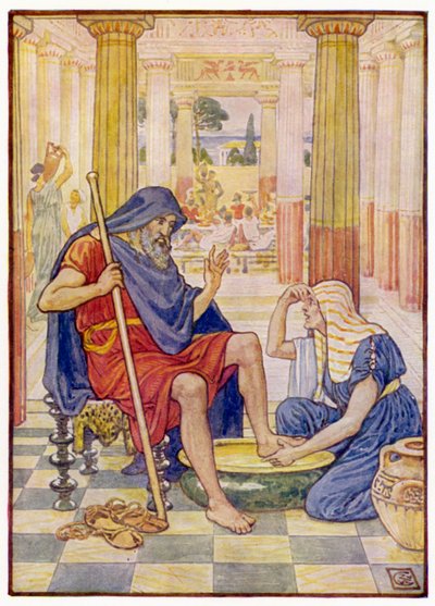 Sì, veramente, tu sei Ulisse da after Walter Crane