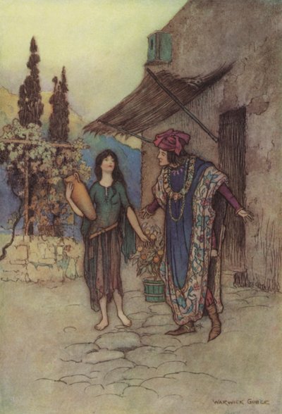 Geoffrey Chaucer, Il racconto del chierico da after Warwick Goble