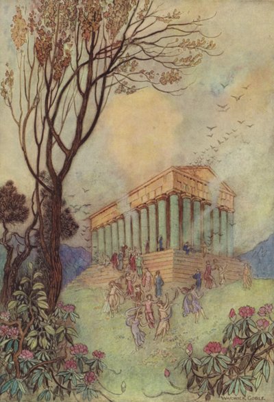 Geoffrey Chaucer, Il parlamento degli uccelli da after Warwick Goble