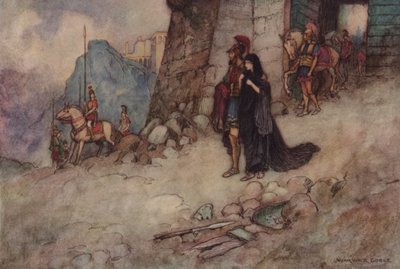Geoffrey Chaucer, Troilo e Criseide da after Warwick Goble