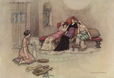 Geoffrey Chaucer, Troilo e Criseide da after Warwick Goble