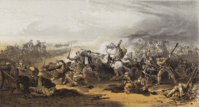 Il campo di Prestonpans, morte del colonnello Gardiner da after William Allan