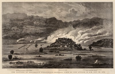 La cattura della roccaforte di Sekukuni, vista generale dell