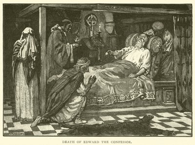 Morte di Edoardo il Confessore da after William Henry Margetson