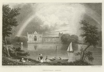 Abbazia di Newstead da William after Westall