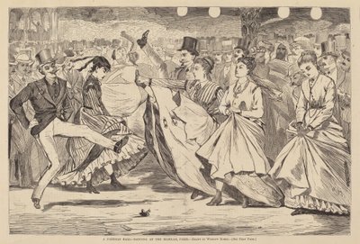 Un Ballo Parigino - Ballo al Mabille, Parigi da after Winslow Homer