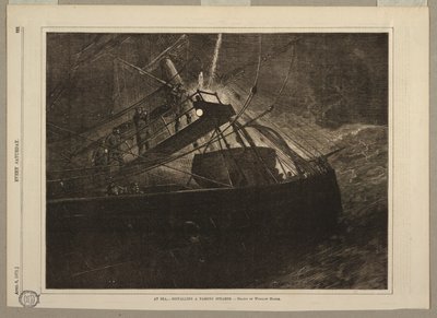 In mare, segnalando un piroscafo di passaggio da after Winslow Homer