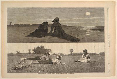 Flirtare sulla Spiaggia e nel Prato da after Winslow Homer