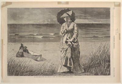 Sulla spiaggia, due sono compagnia, tre sono nessuno da after Winslow Homer