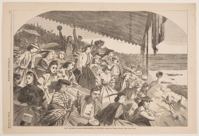 I Nostri Luoghi di Villeggiatura – Corse di Cavalli a Saratoga da after Winslow Homer