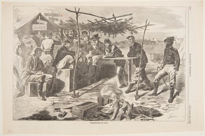 Ringraziamento in campo da after Winslow Homer