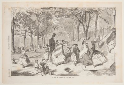 Il Boston Common da after Winslow Homer