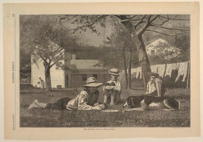 Il Riposo di Mezzogiorno da after Winslow Homer