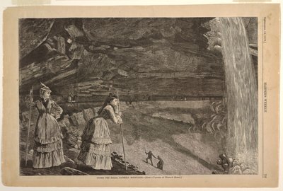 Sotto le cascate, Monti Catskill da after Winslow Homer