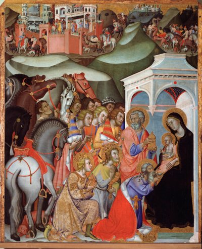 Adorazione dei Magi da also Manfredi de Battilori Bartolo di Fredi