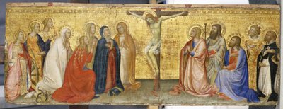 Cristo sulla croce con Maria Maddalena e altri santi da also Manfredi de Battilori Bartolo di Fredi