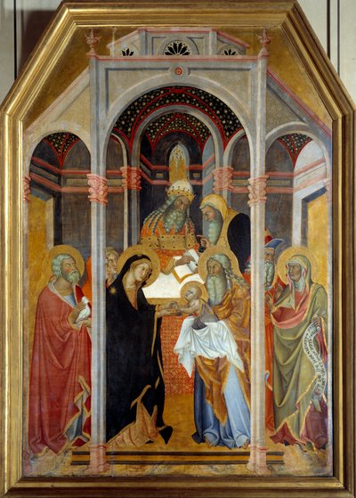 Presentazione al Tempio da also Manfredi de Battilori Bartolo di Fredi