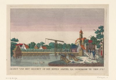 Batteria a Ouderkerk, 1787 da anonymous (attributed to)