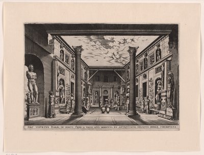 Giardino delle sculture nel Palazzo Valle, Capranica da anonymous (attributed to)