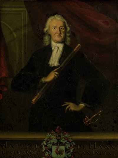 Ritratto di Mattheus de Haan, Governatore Generale delle Indie Orientali Olandesi da anonymous (copy after)
