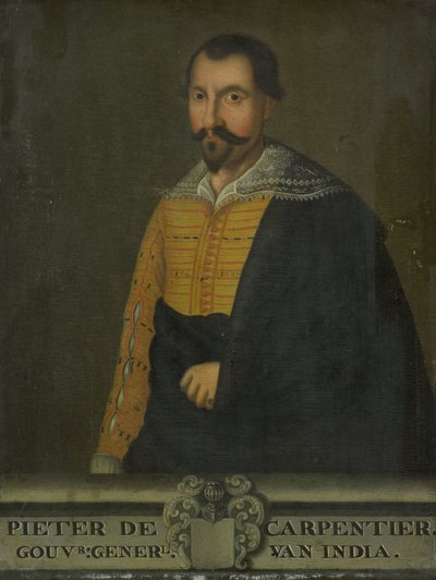 Ritratto di Pieter de Carpentier, Governatore Generale delle Indie Orientali Olandesi da anonymous (copy after)