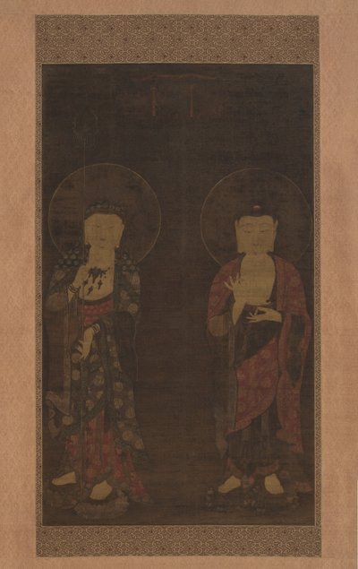 Amitabha e Kshitigarba da anonymous 