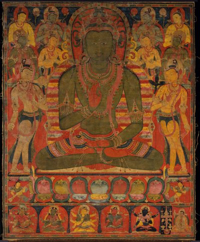 Il Buddha Amoghasiddhi con otto Bodhisattva da anonymous 