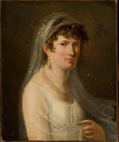 Ritratto di donna con velo da anonymous 