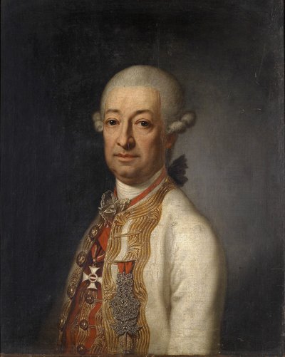 Ritratto del feldmaresciallo k.k. Principe Franz Ulrich Kinsky von Wchinitz und Tettau (1726-1792) con la Croce di Comandante dell