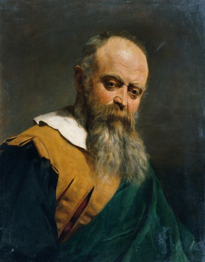 Uomo barbuto in costume tedesco antico da anonymus