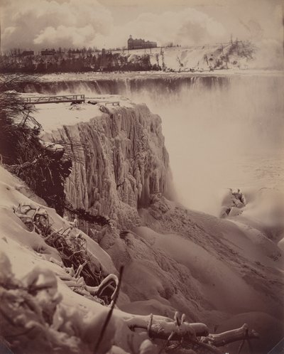 Cascate Ghiacciate da attributed to Charles Bierstadt