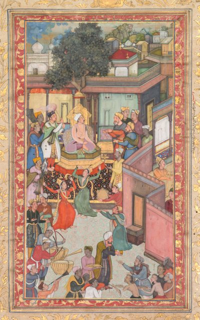 Cerimonia di circoncisione per i figli di Akbar, pittura 126 da un Akbar-nama (Libro di Akbar) di Abu