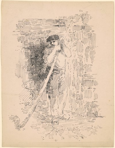 Contadino da attributed to Edward Moran