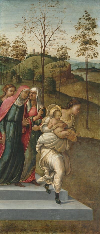 Giovanni Battista portato da Zaccaria da attributed to Francesco Granacci