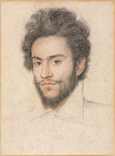 Giovane uomo con barba da attributed to François Quesnel