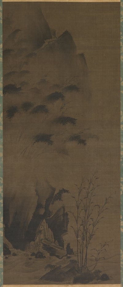 Bambù nella Pioggia da attributed to Genga