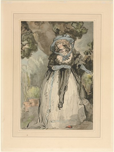 Signora Samuel Howitt (nata Elizabeth Rowlandaon) da attributed to George Murgatroyd Woodward
