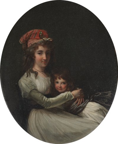Ritratto di Madre e Figlia da attributed to Henri Pierre Danloux