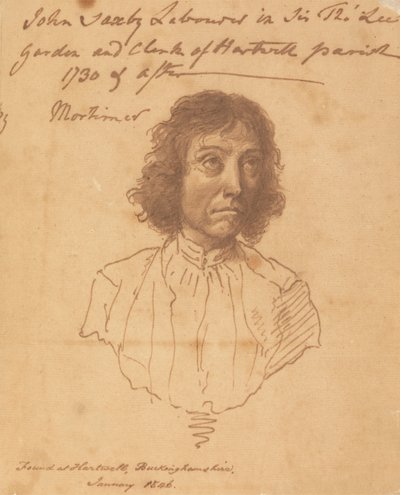 Ritratto di John Saxby da attributed to John Hamilton Mortimer