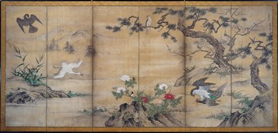 Uccelli e Fiori da attributed to Kano Shōei