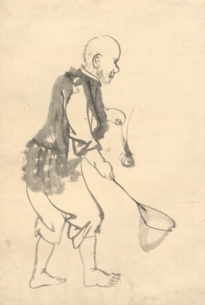 Il pescatore di gamberi da attributed to Kono Bairei
