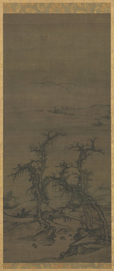 Portando un Qin in visita da attributed to Luo Zhichuan